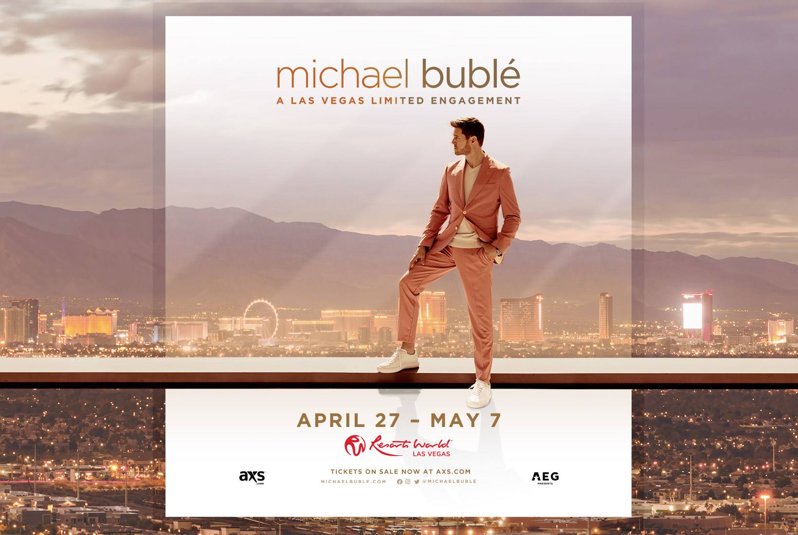 Michael Bublé LIVE Limited Engagement Owner Events Marriott